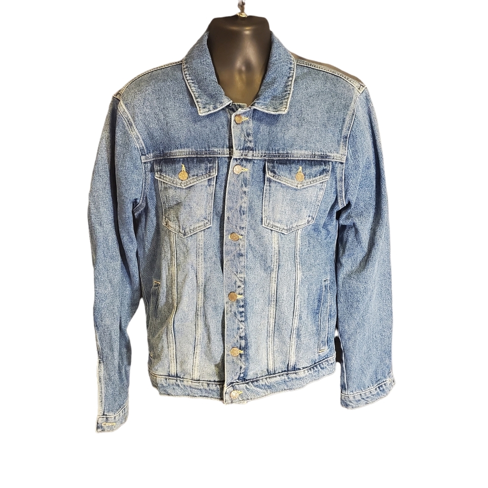 Topman Mens Denim Jacket XL